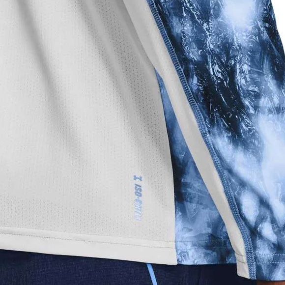 Under Armour Stretch wBreathable Mesh Back Long Sleeved Crew Neck Active Top - Picture 4 of 16